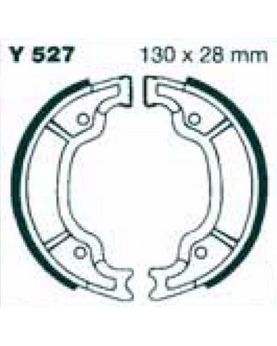 Machoires Frein Moto EBC Jeu de machoires EBC-Y527