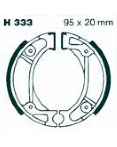 Machoires Frein Moto EBC Jeu de machoires rainurées EBC-H333G