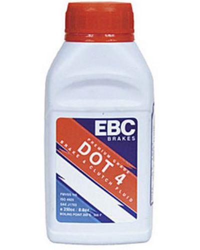 Liquide Frein Moto Ebc Liquide De Frein Dot4 (250ml) - Satisfait Ou  Remboursé 