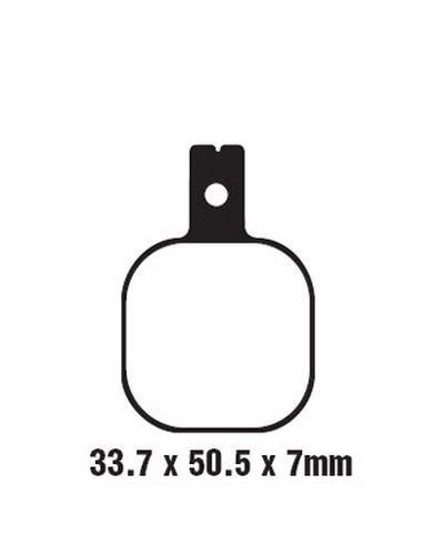 Plaquettes Freins EBC Plaquette EBC-EPFA175HH