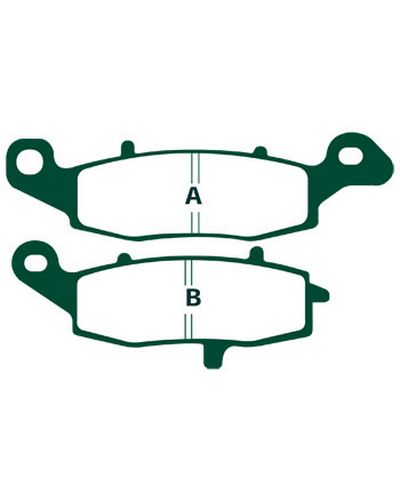 Plaquettes Freins EBC Plaquette EBC-EPFA229HH