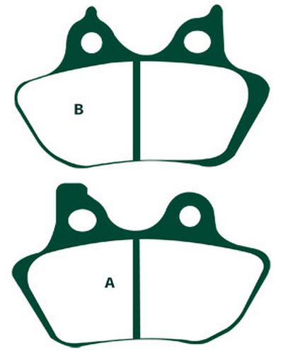 Plaquettes Freins EBC Plaquette EBC-EPFA400HH