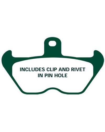 Plaquettes Freins EBC Plaquette EBC-EPFA407HH