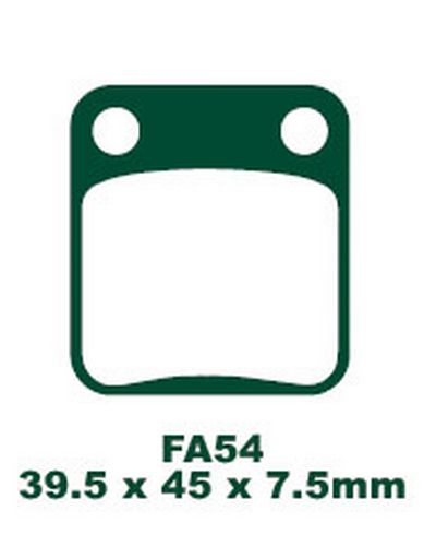 Plaquettes Freins EBC Plaquette EBC-FA054HH