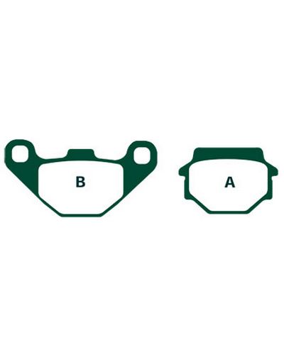 Plaquettes Freins EBC Plaquette EBC-FA067/2