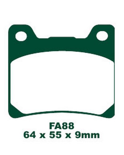 Plaquettes Freins EBC Plaquette EBC-FA088HH