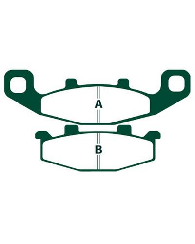Plaquettes Freins EBC Plaquette EBC-FA129