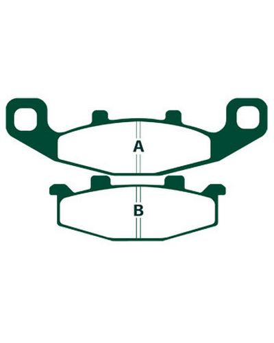 Plaquettes Freins EBC Plaquette EBC-FA129