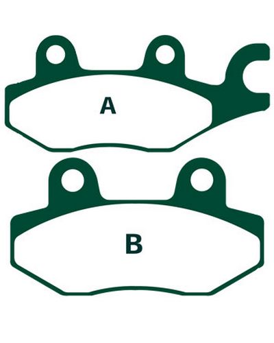 Plaquettes Freins EBC Plaquette EBC-FA165/2R