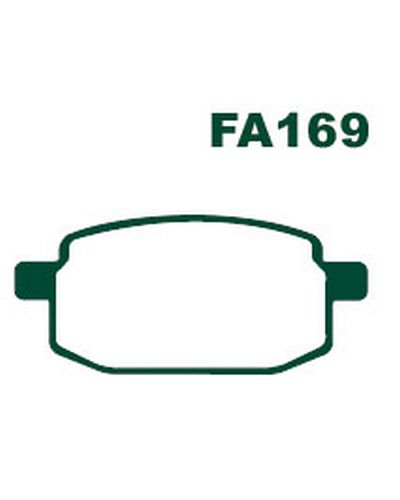 Plaquettes Freins EBC Plaquette EBC-FA169HH