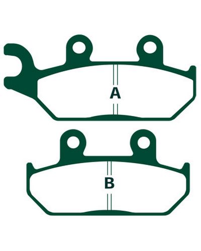 Plaquettes Freins EBC Plaquette EBC-FA172TT