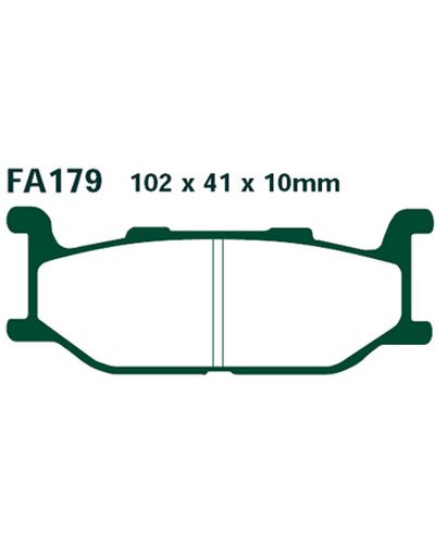 Plaquettes Freins EBC Plaquette EBC-FA179