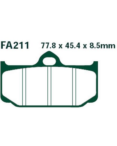 Plaquettes Freins EBC Plaquette EBC-FA211