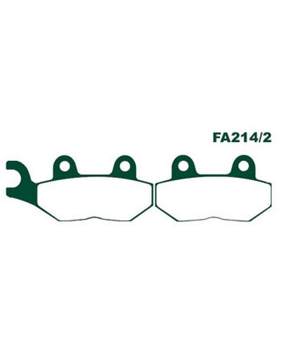 Plaquettes Freins EBC Plaquette EBC-FA214/2HH