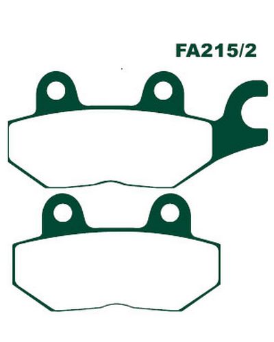 Plaquettes Freins EBC Plaquette EBC-FA215/2HH