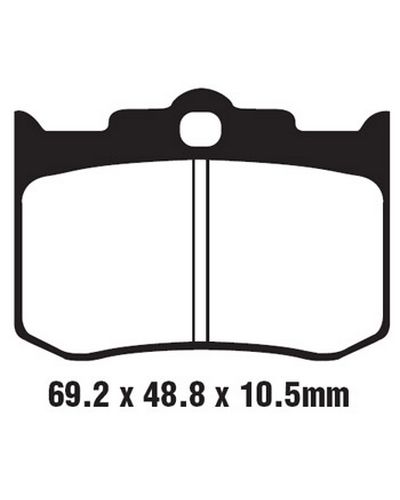 Plaquettes Freins EBC Plaquette EBC-FA216/3HH