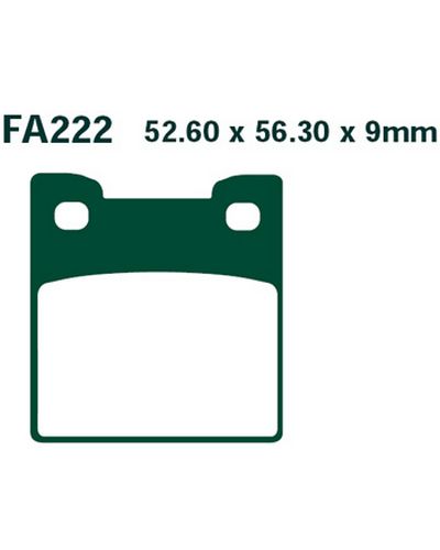 Plaquettes Freins EBC Plaquette EBC-FA222