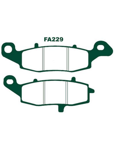 Plaquettes Freins EBC Plaquette EBC-FA229HH