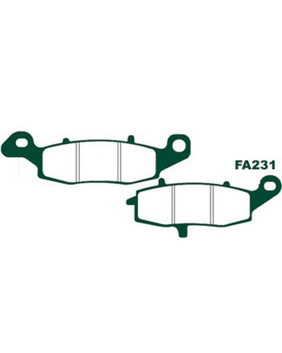 Plaquettes Freins EBC Plaquette EBC-FA231HH