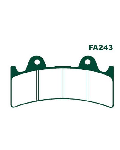 Plaquettes Freins EBC Plaquette EBC-FA243HH