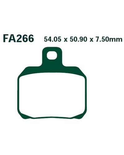 Plaquettes Freins EBC Plaquette EBC-FA266R