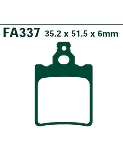 Plaquettes Freins EBC Plaquette EBC-FA337TT