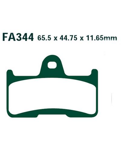 Plaquettes Freins EBC Plaquette EBC-FA344R