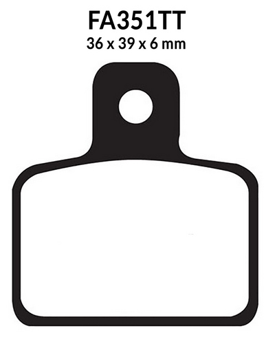 Plaquettes Freins EBC Plaquette EBC-FA351TT