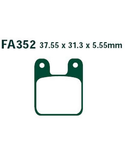 Plaquettes Freins EBC Plaquette EBC-FA352