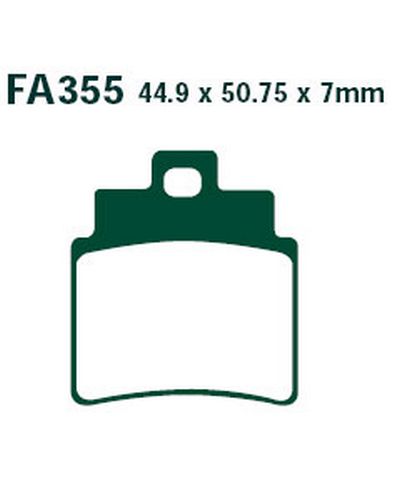 Plaquettes Freins EBC Plaquette EBC-FA355