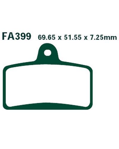 Plaquettes Freins EBC Plaquette EBC-FA399