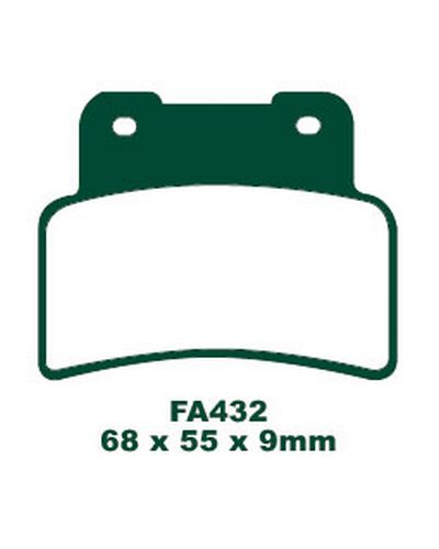 Plaquettes Freins EBC Plaquette EBC-FA432