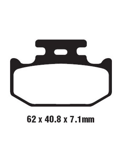 Plaquettes Freins EBC Plaquette EBC-FA497TT