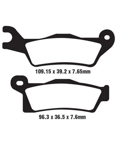 Plaquettes Freins EBC Plaquette EBC-FA617TT