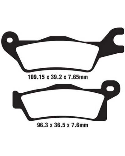 Plaquettes Freins EBC Plaquette EBC-FA618R