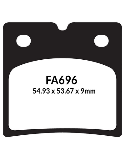 Plaquettes Freins EBC Plaquette EBC-FA696