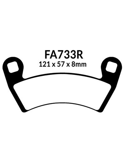 Plaquettes Freins EBC Plaquette EBC-FA733R