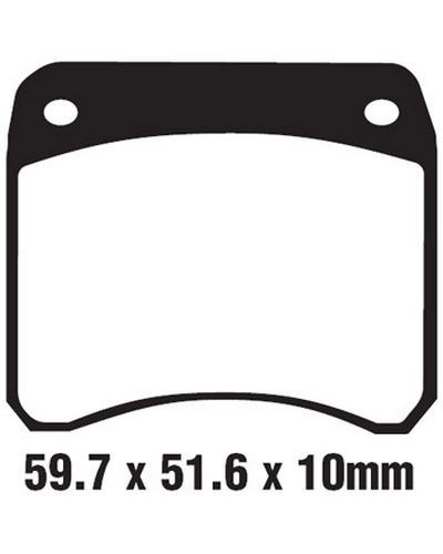 Plaquettes Freins EBC Plaquette EBC-GPFA016HH  ( Race Use Only)
