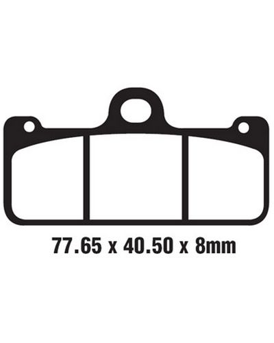 Plaquettes Freins EBC Plaquette EBC-GPFA218/2HH  ( Race Use Only)