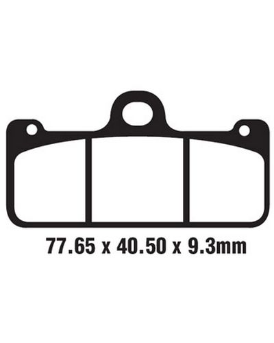 Plaquettes Freins EBC Plaquette EBC-GPFA218HH  ( Race Use Only)
