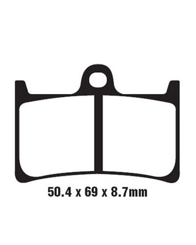 Plaquettes Freins EBC Plaquette EBC-GPFA380HH  ( Race Use Only)