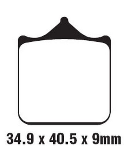 Plaquettes Freins EBC Plaquette EBC-GPFA604/4HH  ( Race Use Only)