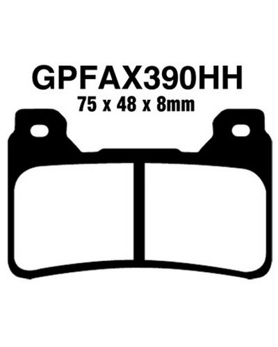 Plaquettes Freins EBC Plaquette EBC-GPFAX390HH ( Race Use Only)