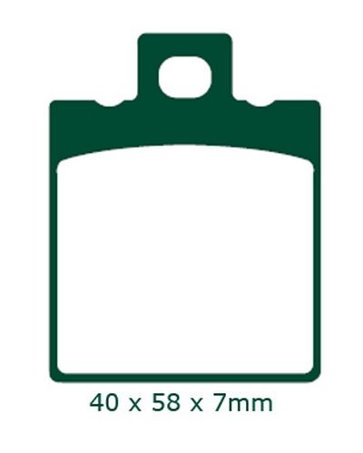 Plaquettes Freins EBC Plaquette EBC-SFA047HH