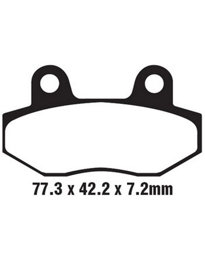 Plaquettes Freins EBC Plaquette EBC-SFA086 Carbon Plaquettes Freins EBC Plaquette EBC-SFA086 Carbon