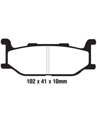 Plaquettes Freins EBC Plaquette EBC-SFA179 Carbon Plaquettes Freins EBC Plaquette EBC-SFA179 Carbon