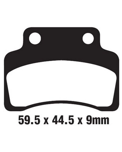 Plaquettes Freins EBC Plaquette EBC-SFA235 Carbon