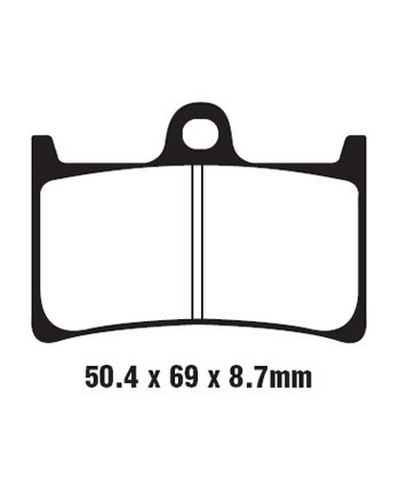 Plaquettes Freins EBC Plaquette EBC-SFA252