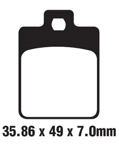 Plaquettes Freins EBC Plaquette EBC-SFA260 Carbon
