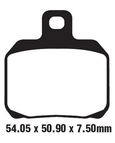Plaquettes Freins EBC Plaquette EBC-SFA266 Carbon Plaquettes Freins EBC Plaquette EBC-SFA266 Carbon